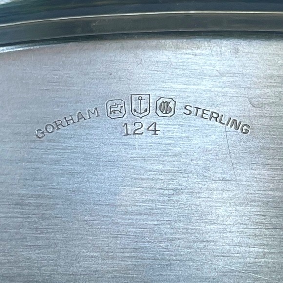 Sterling Silver Tray with Sterling Cream and Sugar, Serving Set - Picture 11 of 16